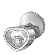 Harrods Chopard My Happy Hearts White Gold and Diamond Single Earring- Buy online at McGrocer