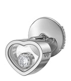 Chopard white gold diamond My Happy Hearts single earring, imported from the UK