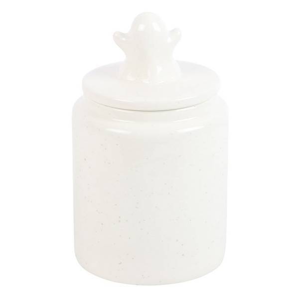 Something Different Hey Boo Ghost ceramic jar (British brand)