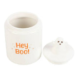 Something Different Hey Boo Ghost ceramic jar (British brand)