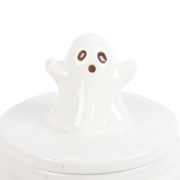 Something Different Hey Boo Ghost ceramic jar (British brand)