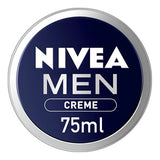 Superdrug NIVEA MEN Crème All Purpose Cream Moisturiser Body Face Hand 75ml- Buy online at McGrocer