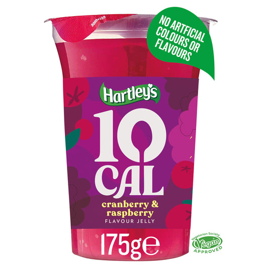 Hartley's 10 Cal Cranberry and Raspberry Jelly Pot 175g GOODS Sainsburys   