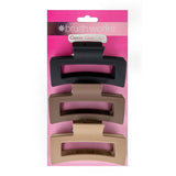 Superdrug Brushworks Classic Claw Clips - 3 Pack- Buy online at McGrocer