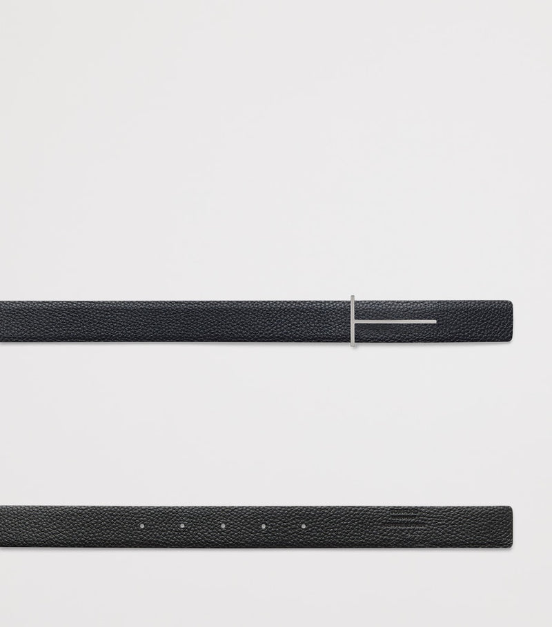 Tom Ford calf leather slim T belt - British product