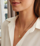 Boodles white gold diamond knot pendant necklace - British product