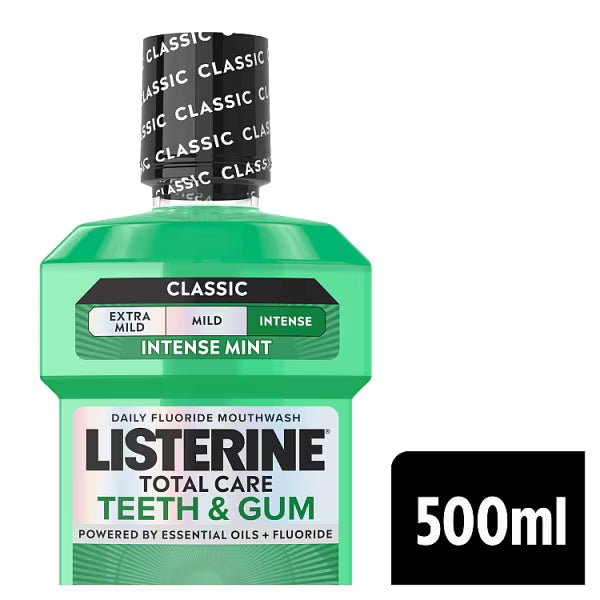 Listerine Teeth And Gum Mouthwash 500ml, UK version
