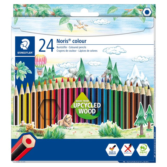 Staedtler Noris Colour Colouring Pencils 24 per pack GOODS M&S
