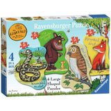 Ravensburger Gruffalo puzzle set with four shaped puzzles - British product