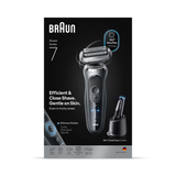 Holland & Barrett Braun Series 7 Electric Shaver with SmartCare Center and Grooming Attachment, Grey- Buy online at McGrocer