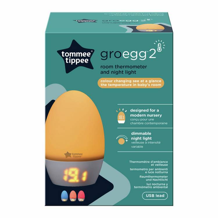 Tommee Tippee Groegg digital thermometer and nightlight (British brand)