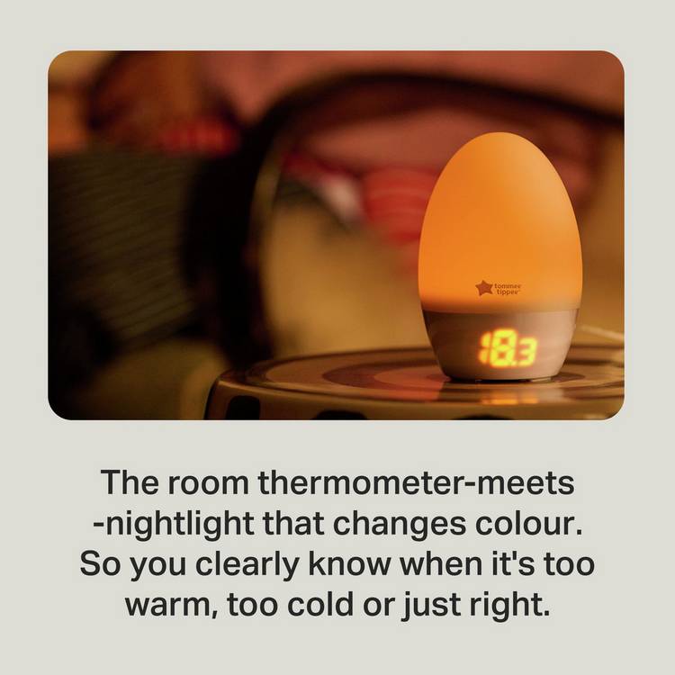 Tommee Tippee Groegg digital thermometer and nightlight (British brand)