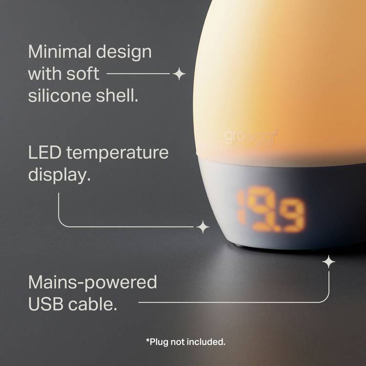 Tommee Tippee Groegg digital thermometer and nightlight (British brand)