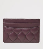Aspinal of London leather slim card holder with shield rivet, UK version
