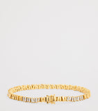 Suzanne Kalan yellow gold diamond tennis bracelet (British brand)
