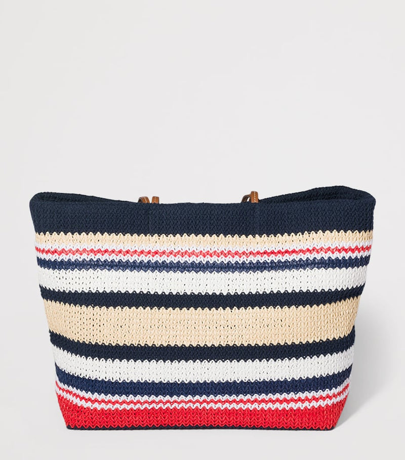 Miu Miu woven raffia-effect tote bag with logo (British brand)