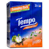 Tempo 4-ply handkerchief Apple Wood economy pack 36, imported from the UK