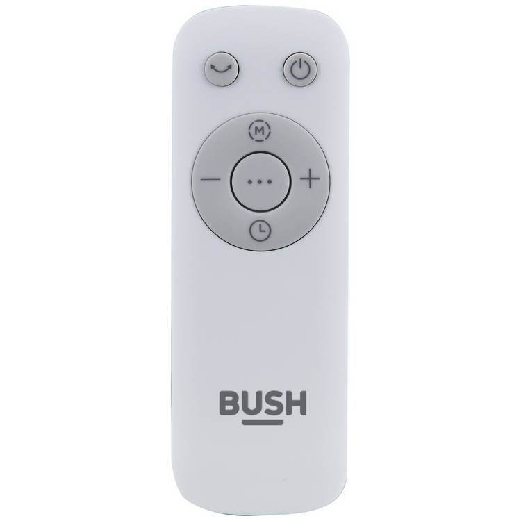 Bush bladeless 2-in-1 fan air purifier black white (British brand)