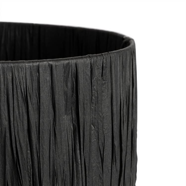 Argos Home black raffia table lamp 26cm - British product