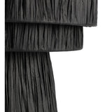 Argos Home black raffia table lamp 26cm - British product