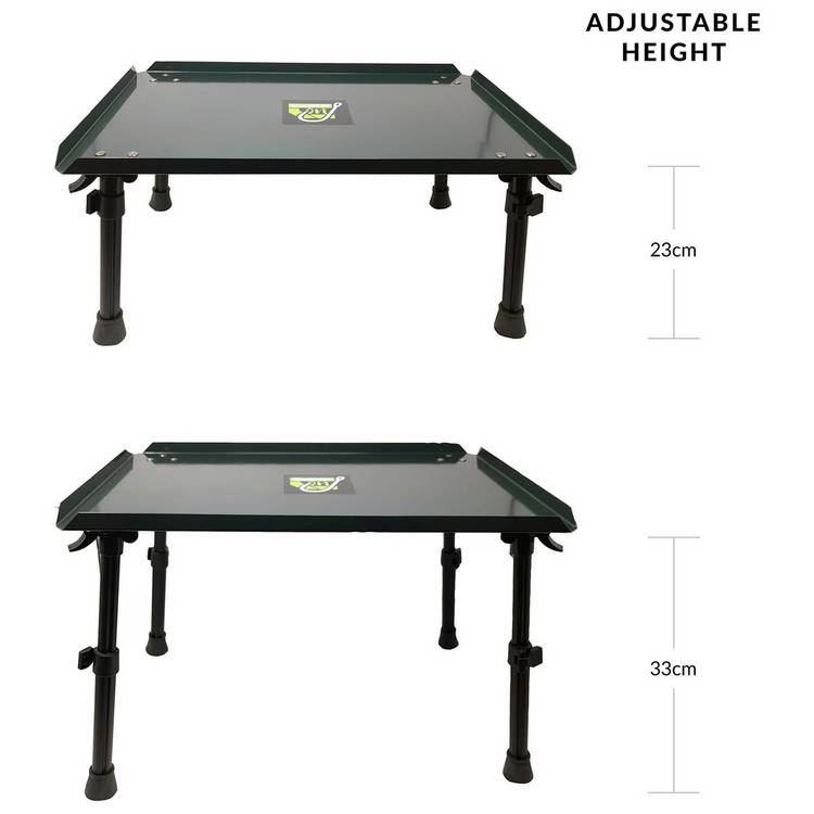 Carp On Bivvy Table with adjustable legs, imported from the UK