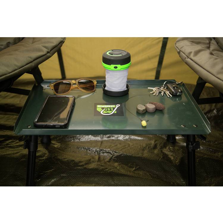 Carp On Bivvy Table with adjustable legs, imported from the UK