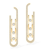 Messika Move yellow gold diamond earrings 1ct, UK version