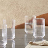Argos Habitat Clear Wide Ribbed Set of 4 Tumbler Glasses- Buy online at McGrocer