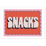 East End Prints snacks art print A3, imported from the UK