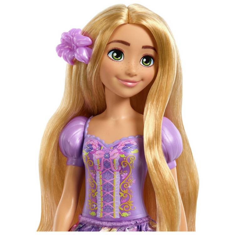 Disney Princess Spin & Reveal Rapunzel doll with accessories, imported from the UK