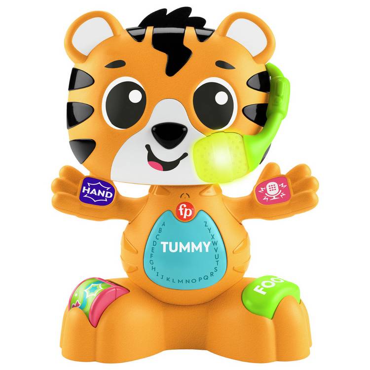 Fisher-Price Link Squad Bop & Groove Tiger learning toy, UK version