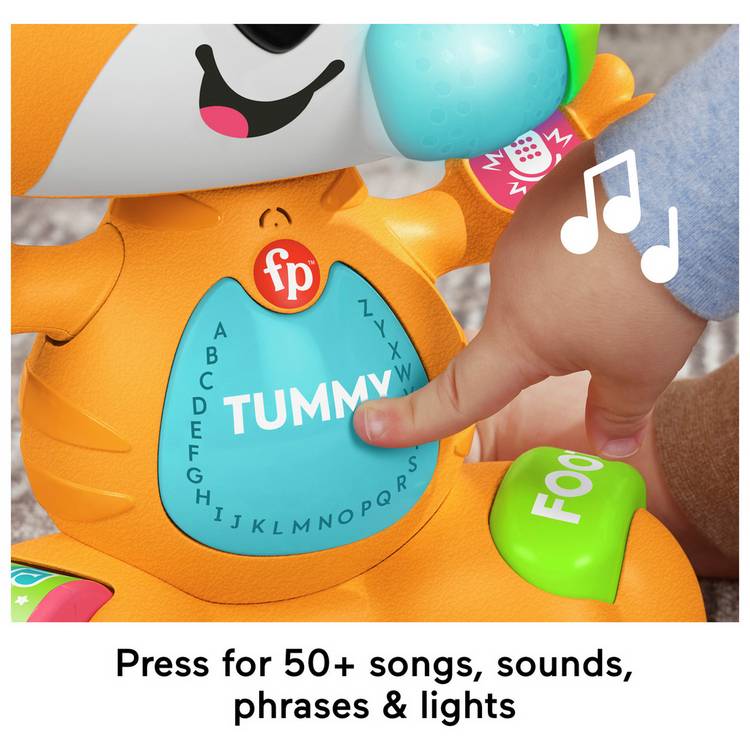 Fisher-Price Link Squad Bop & Groove Tiger learning toy, UK version