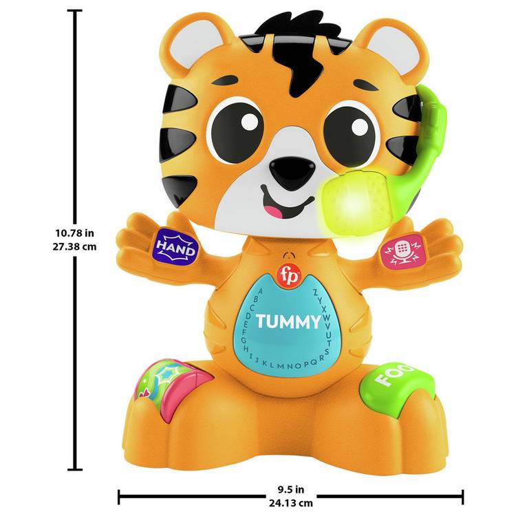 Fisher-Price Link Squad Bop & Groove Tiger learning toy, UK version