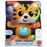 Fisher-Price Link Squad Bop & Groove Tiger learning toy, UK version