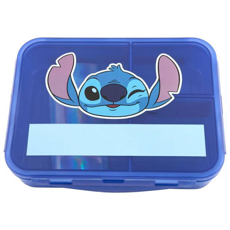 Disney Stitch personalised bento lunch box, UK version