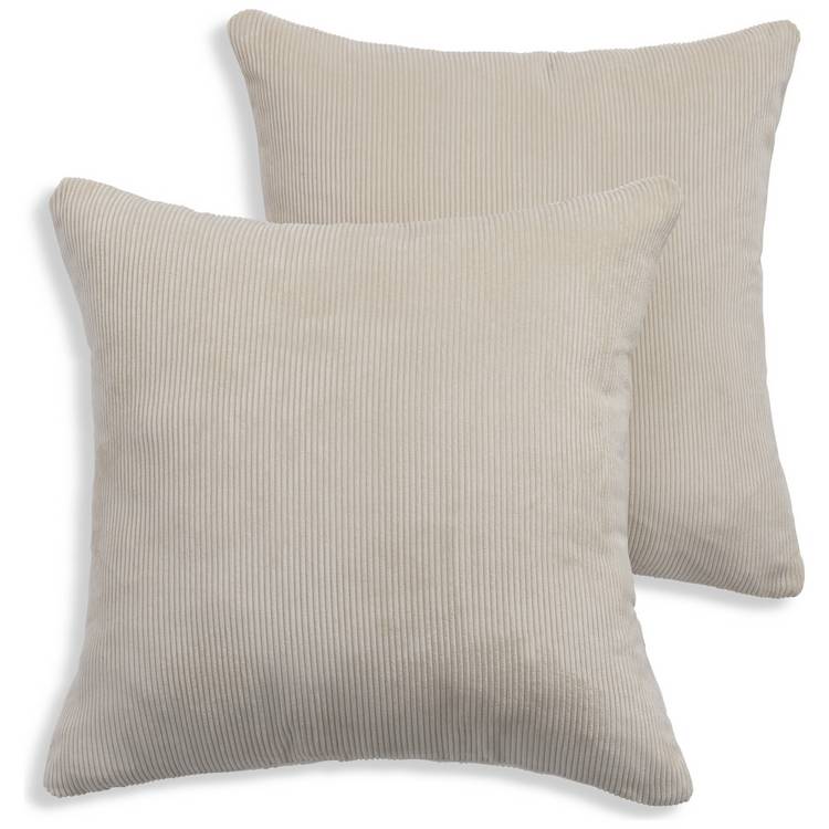 Habitat cord cushion cover oatmeal 43x43cm (British brand)
