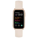 Sekonda fitness tracker smart watch with pink silicone strap (British brand)