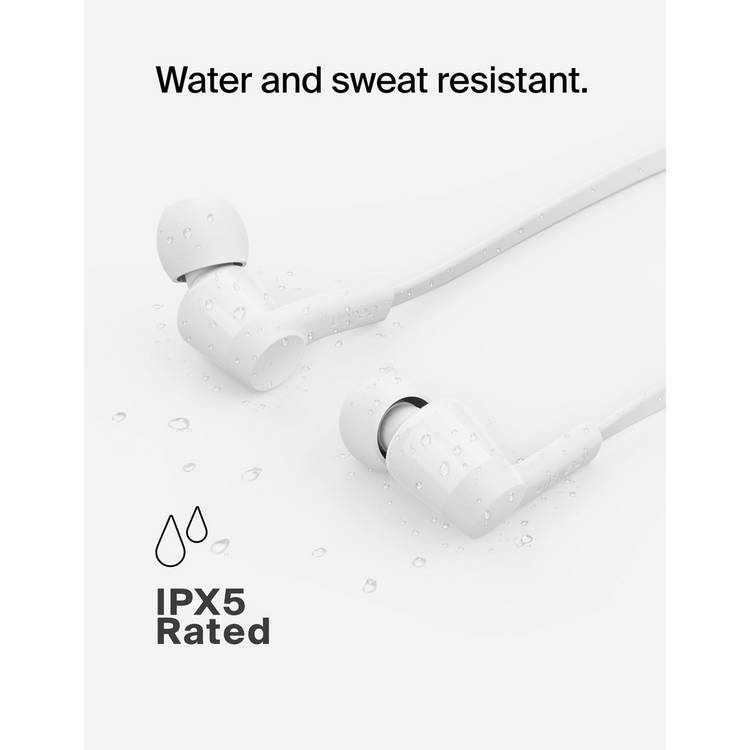 Belkin USB-C earbuds white, imported from the UK