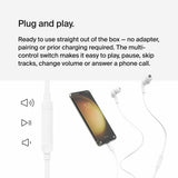 Belkin USB-C earbuds white, imported from the UK