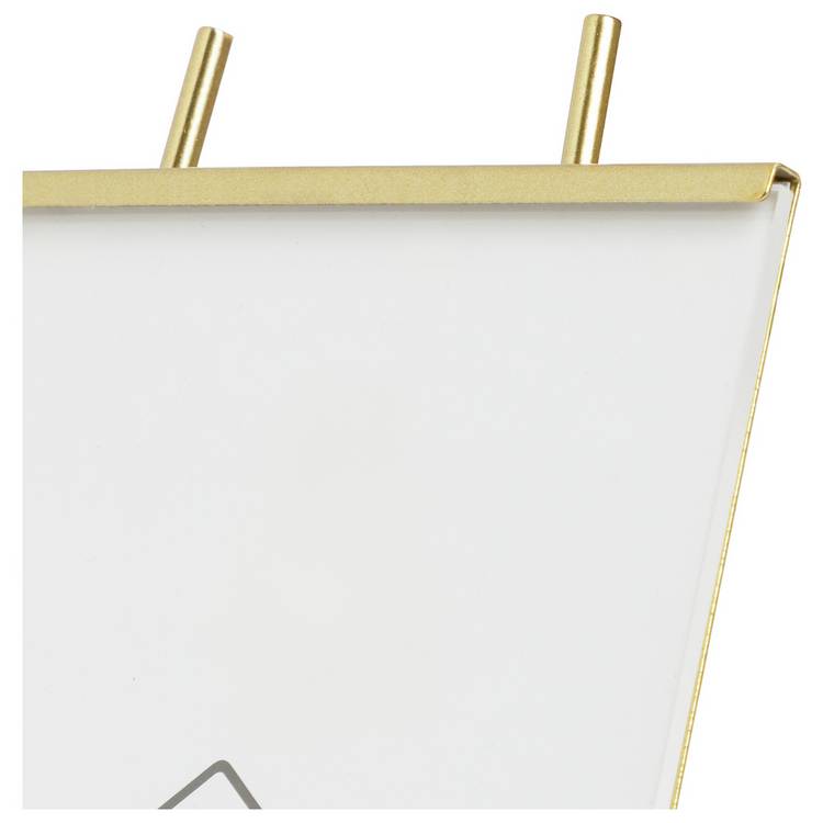 Habitat gold glass easel picture frame 4x6 inches, UK version