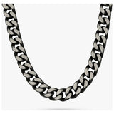 Argos Revere Men's Antiqued Stainless Steel Curb Chain Necklace 51cm- Buy online at McGrocer