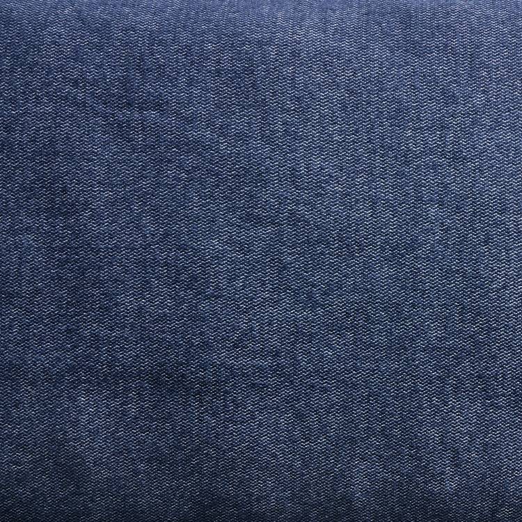 Habitat blue blanket stitch oblong cushion 40x60cm (British brand)
