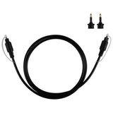 Audio optical cable black 1m, UK version