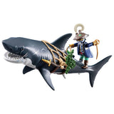 Playmobil floating giant shark toy with pirate figure, UK version
