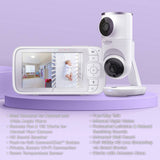 Hubble Nursery Dual Vision smart baby monitor, imported from the UK