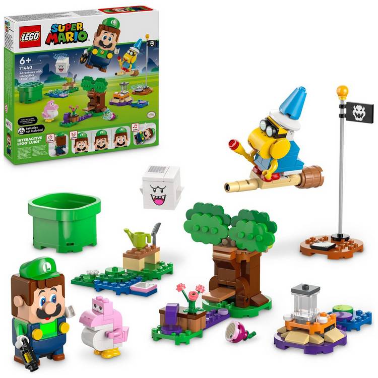 LEGO Super Mario interactive Luigi figure with Kamek and Boo, UK version