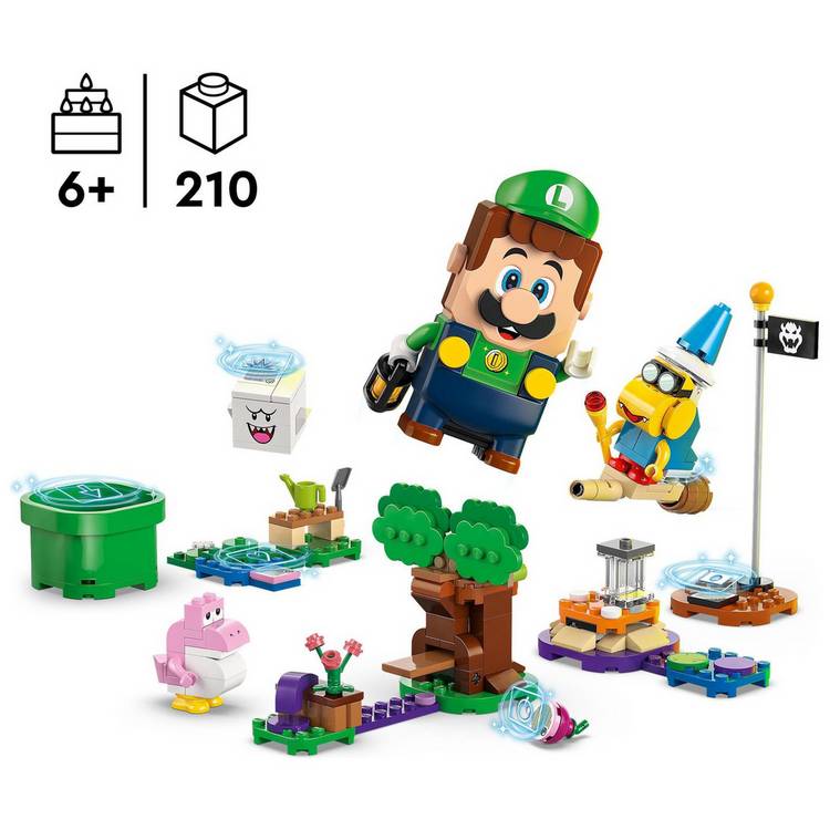 LEGO Super Mario interactive Luigi figure with Kamek and Boo, UK version