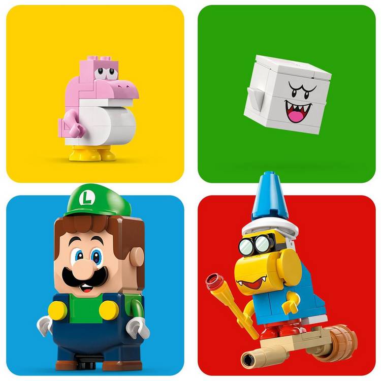 LEGO Super Mario interactive Luigi figure with Kamek and Boo, UK version