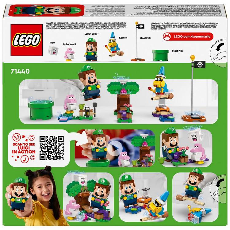 LEGO Super Mario interactive Luigi figure with Kamek and Boo, UK version