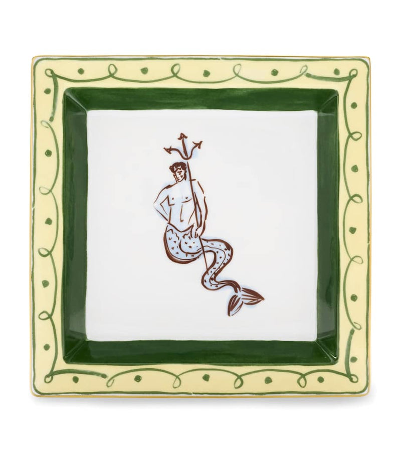 Ginori 1735 Il Viaggio di Nettuno porcelain tray 24.5cm, UK version